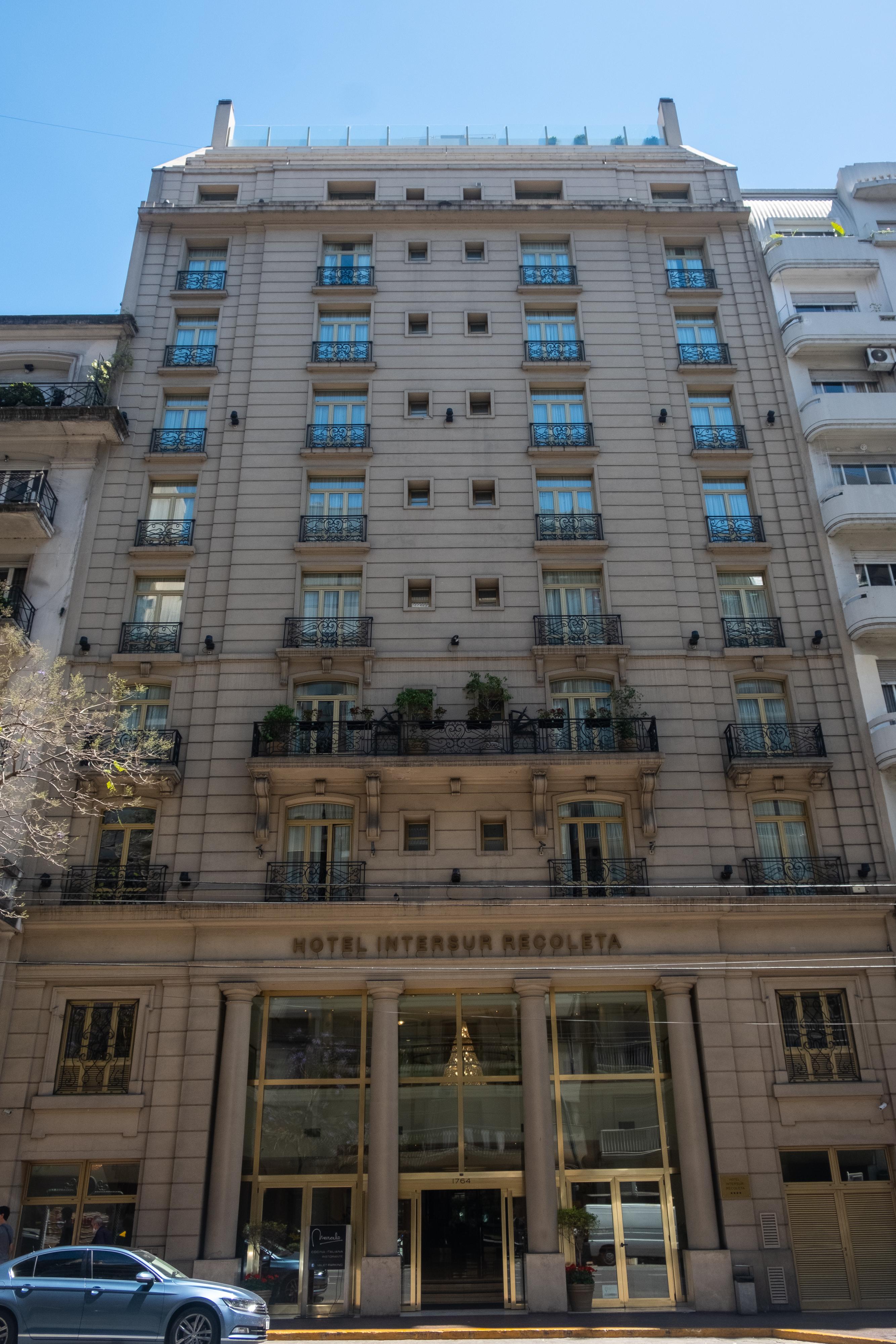 Hotel Intersur Recoleta Буенос-Айрес Екстер'єр фото